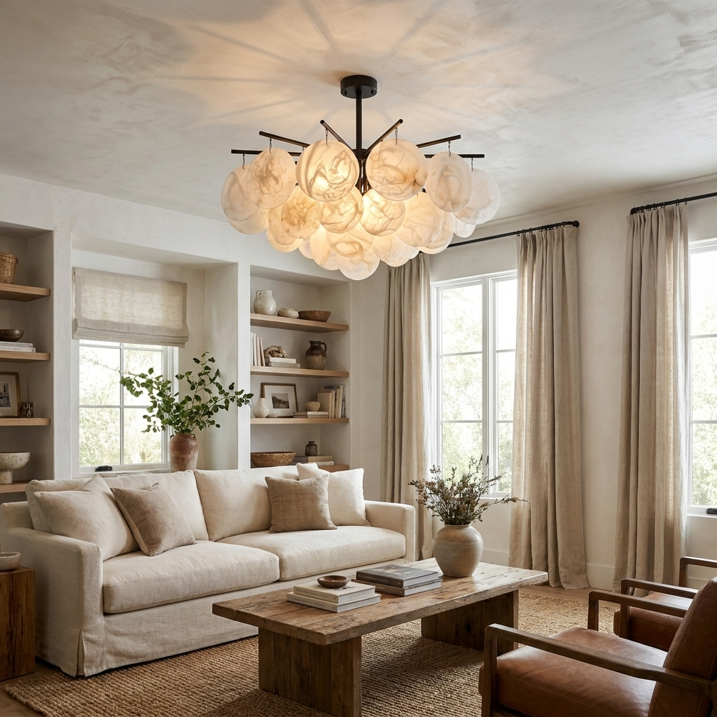 Lintonhurst Alabaster Chandelier