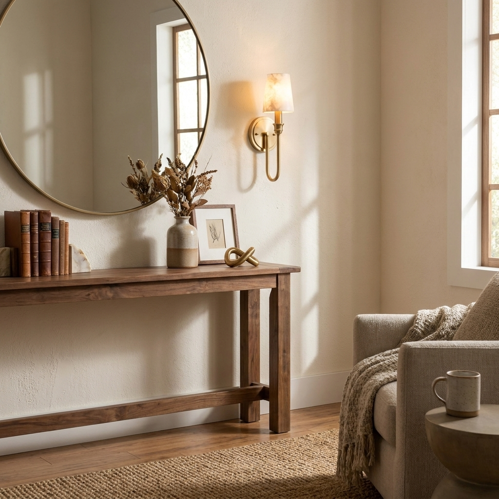 Stavernford Alabaster Wall Sconce