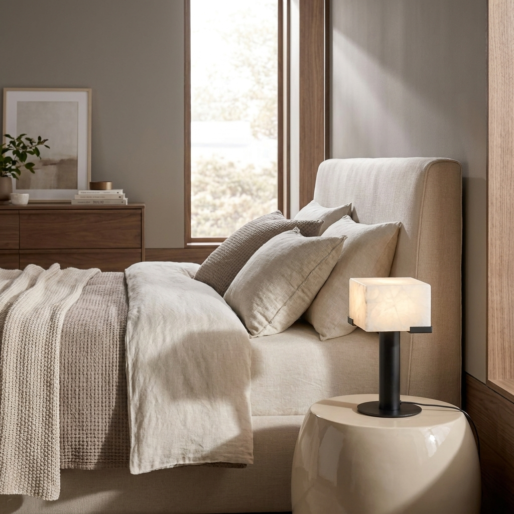 Valenstone Alabaster Table Lamp