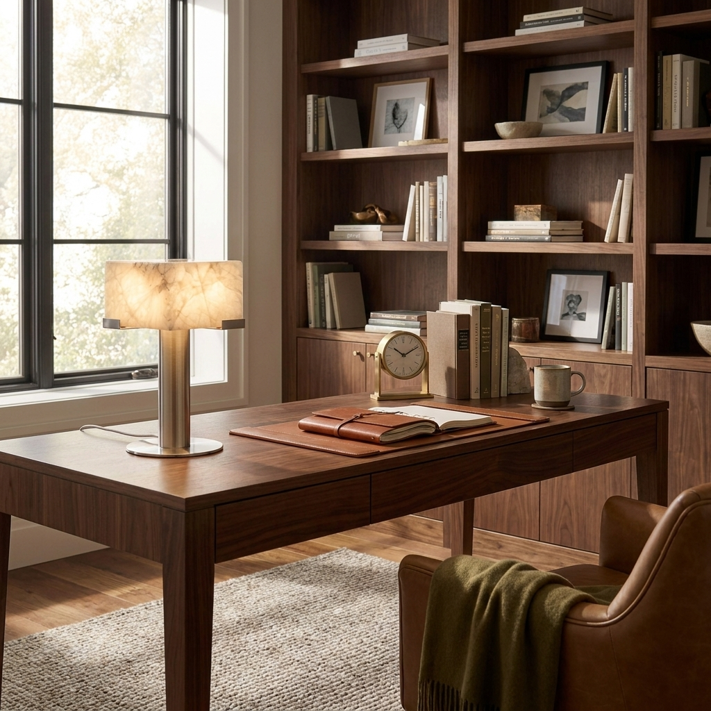 Valenstone Alabaster Table Lamp