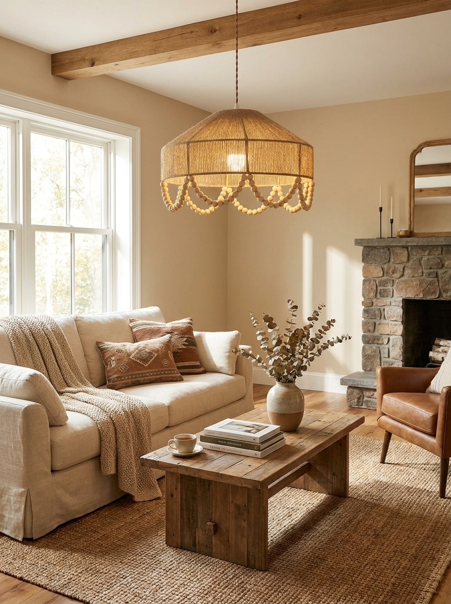 Southvale1 Hemp Rope Pendant Lamp