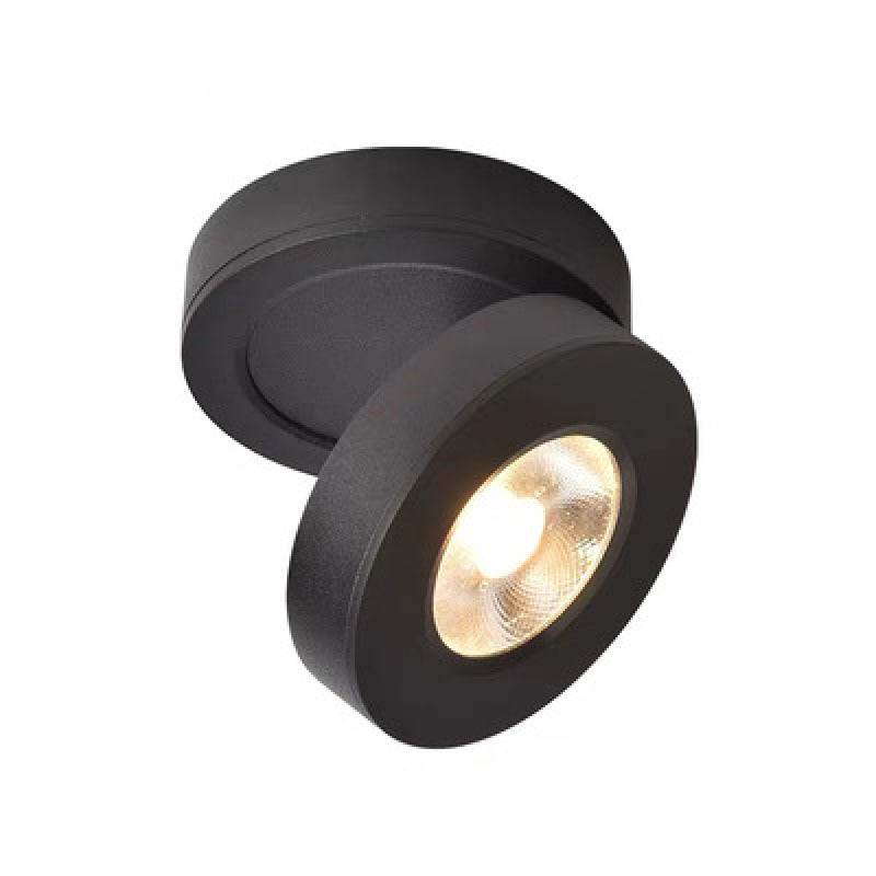 Holeter Modern Ceiling lighting Round, Novak Flush Mount, White/Black, Kitchen