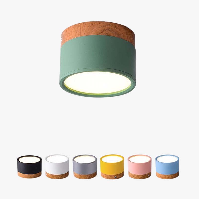 Luxin Cylindrical Flush Mount Ceiling Light-Neutral Decor