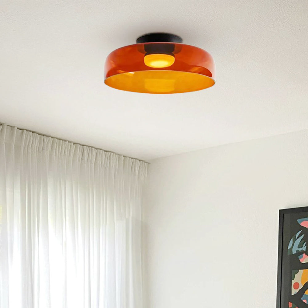 Rugogalu Modern Simple Creative Glass Flush Mount Ceiling Light
