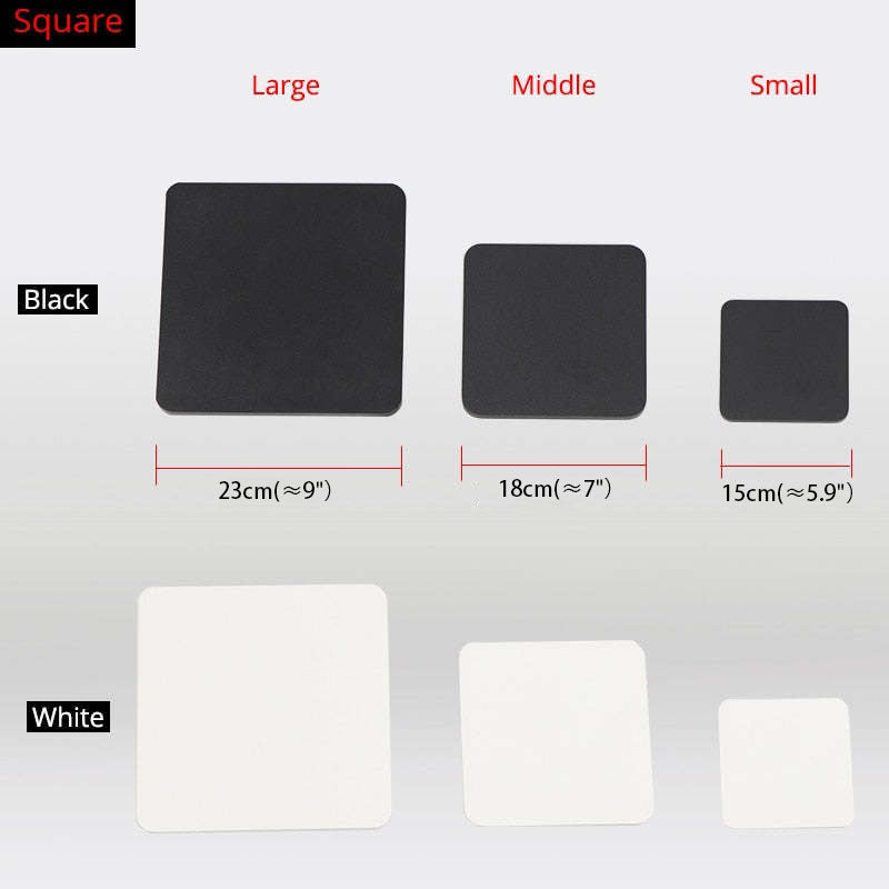 Dori Minimalist Round/Square Outdoor Wall Lamp LED, Black/White-Neutral Decor