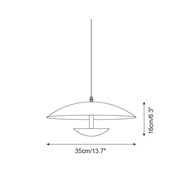 Veliina Pendant Light Black Minimalist