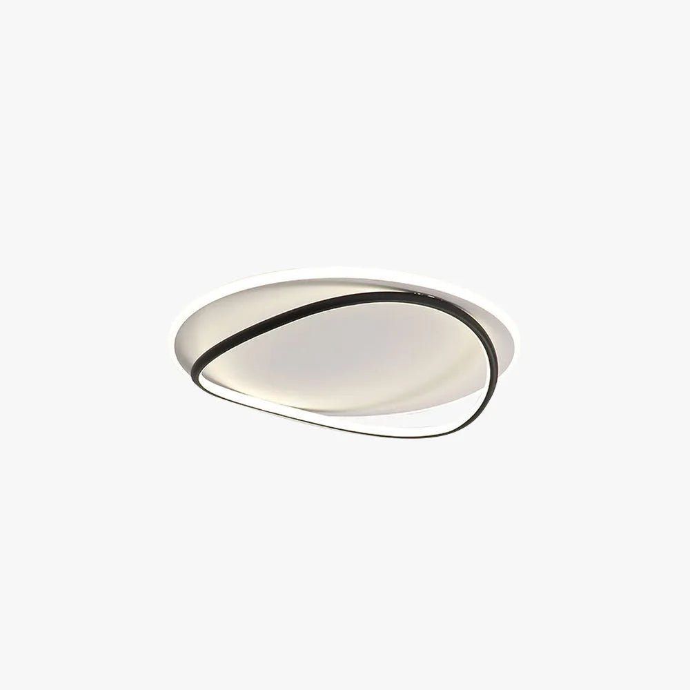 Tavogot Minimalist Ring Modernom Flush Mount Ceiling Light