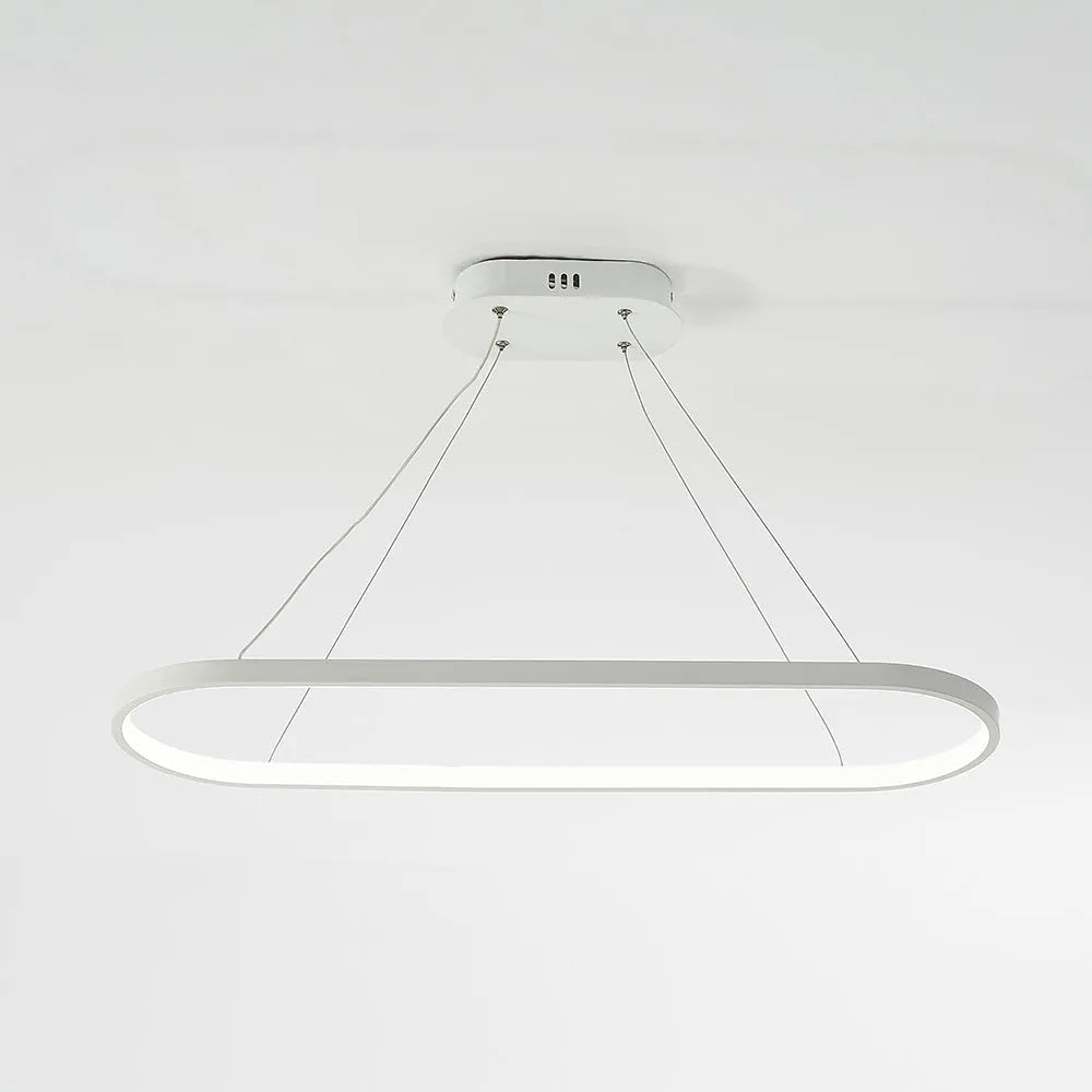 Avenor Minimalist Oval Interior Hanging Pendant Light-Neutral Decor
