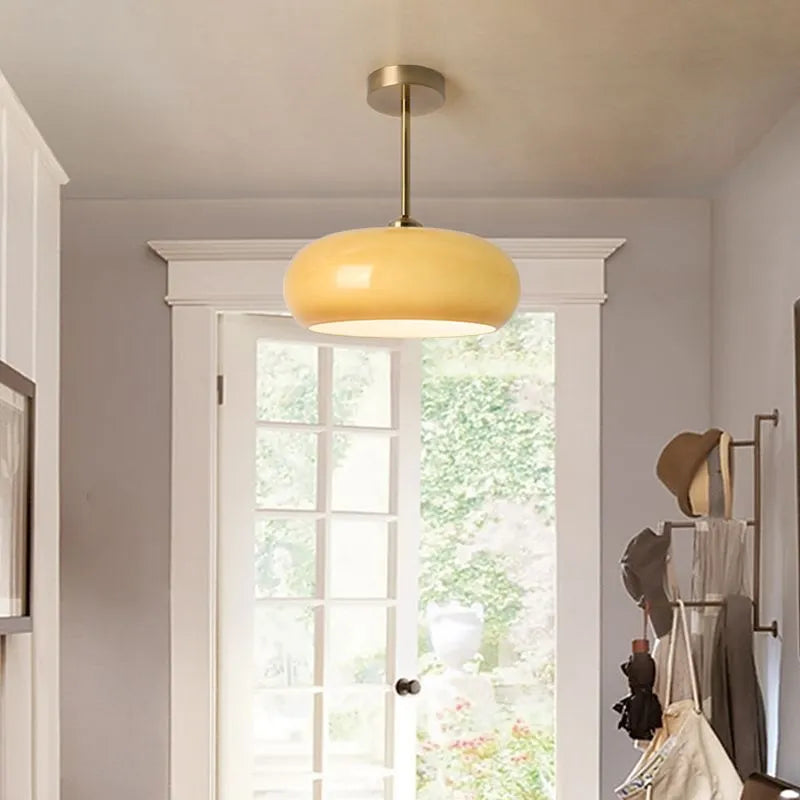 Vensia Ceiling Light Glass Flush Mount-Neutral Decor