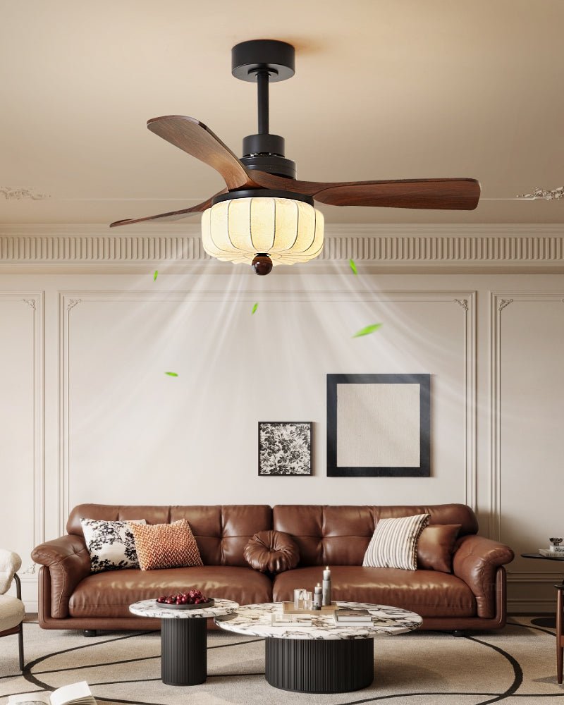 Svelk Vintage Ceiling Fan Light