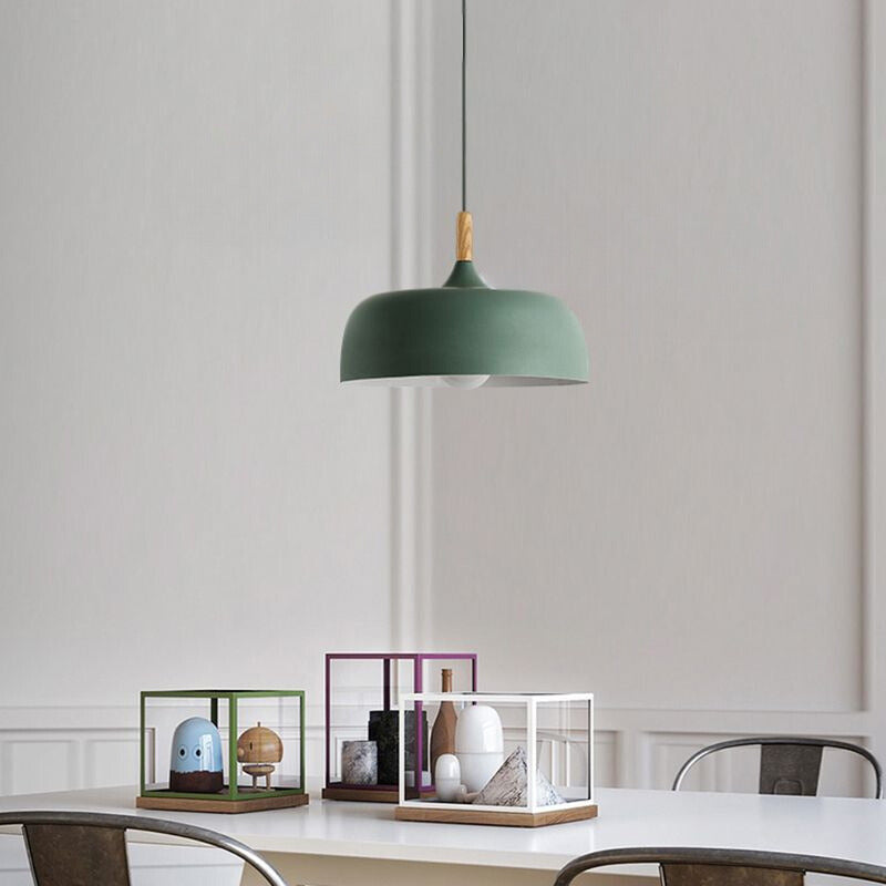 Fedilame Modern Pendant Light Dome Macaron Dining Room