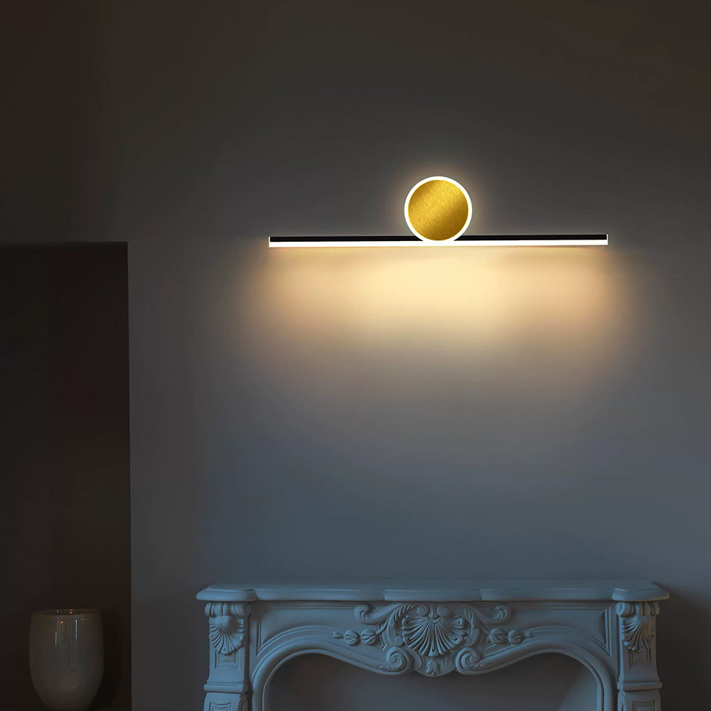 Remokas Modern Simple Circular Line Gold Wall Lamp
