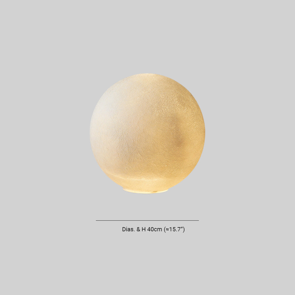 Kupipal Modern Decorative Dream Floor Lamp, Moon Globe, Resin, Bedroom