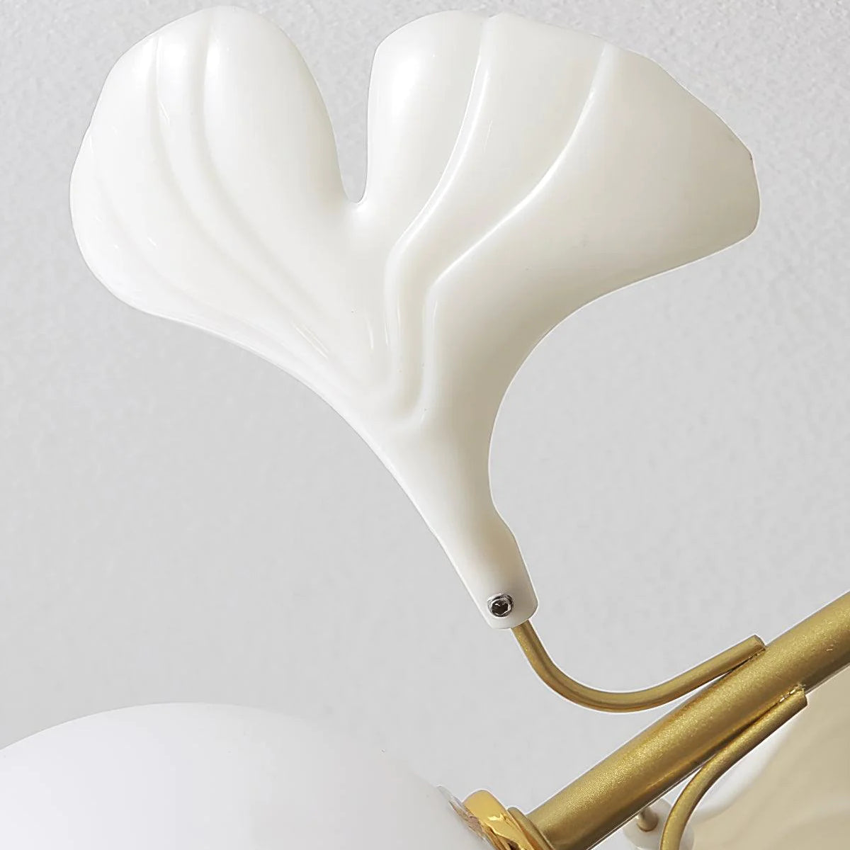 Dedotem Nordic Multi Globe Metal/Ceramic Flush Mount Ceiling Light, White/Gold