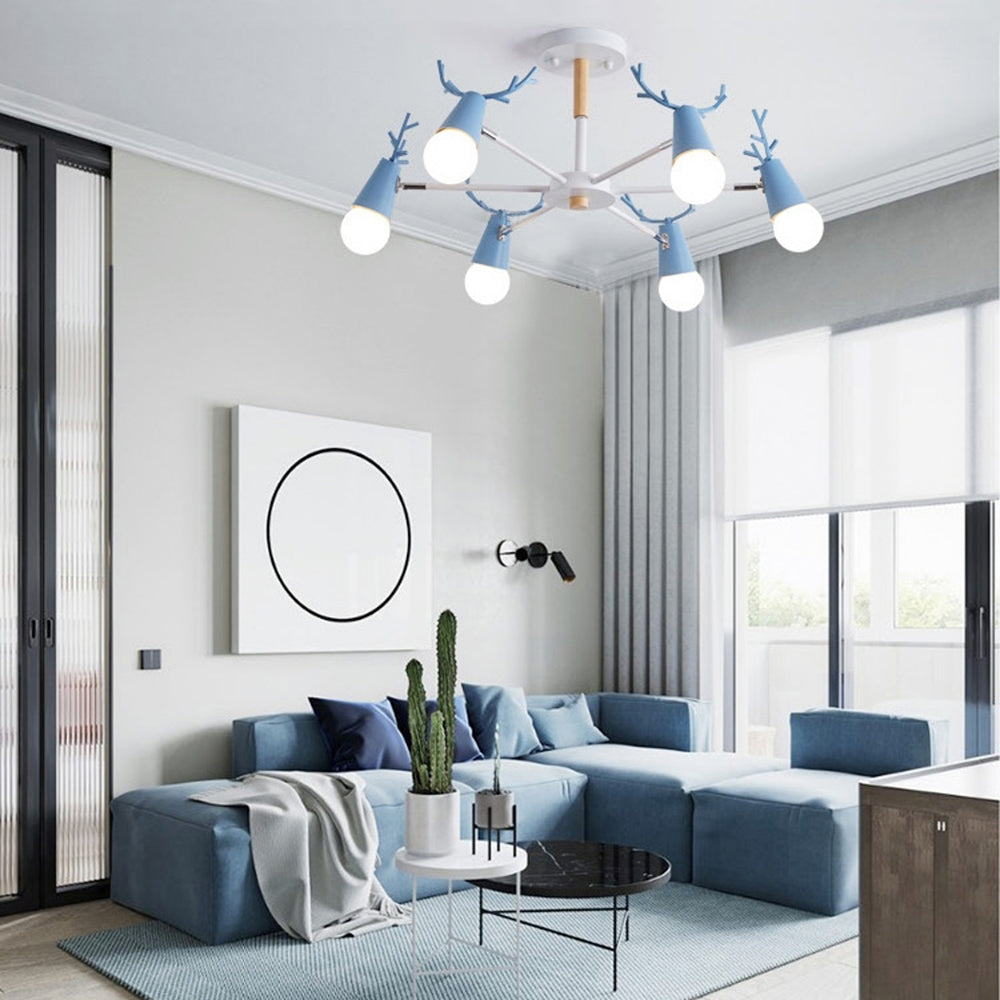Netinik Deer Pendant Light, 7 Colour, 4 Style