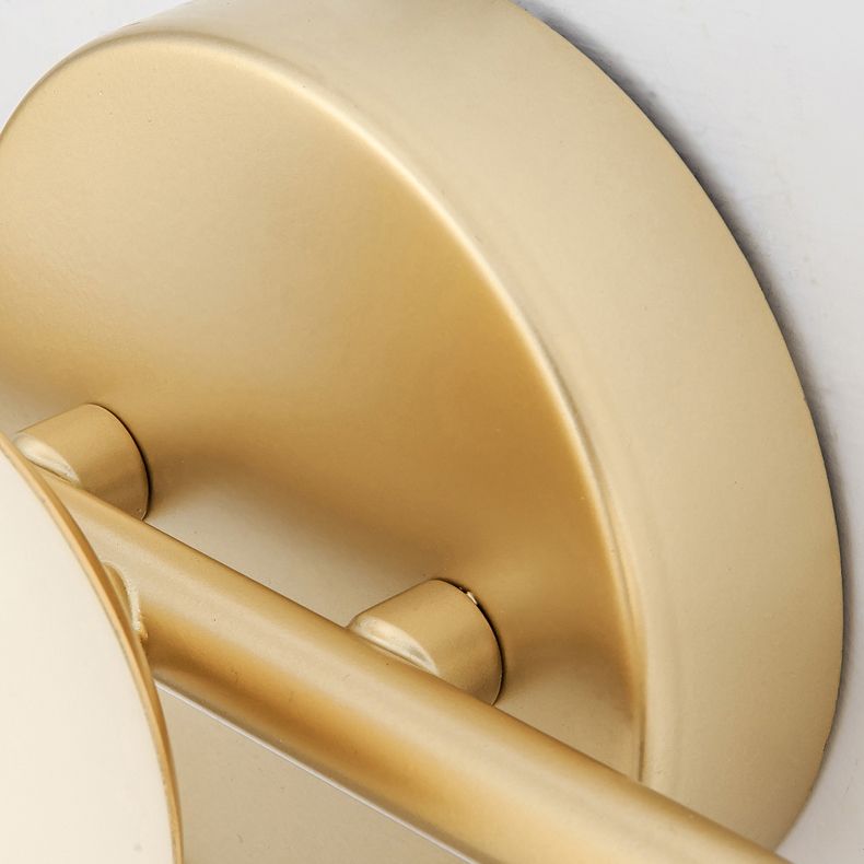 Zimevad Modern Dome Metal Bathroom & Vanity Wall Lamps, Multicolor