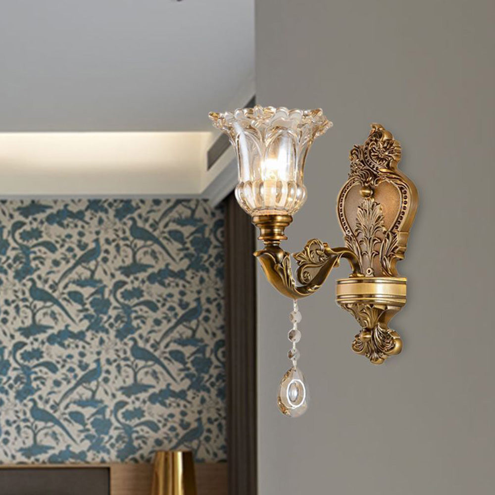 Calixo Wall Lamp Vintage Flor /Glass Gold-Neutral Decor