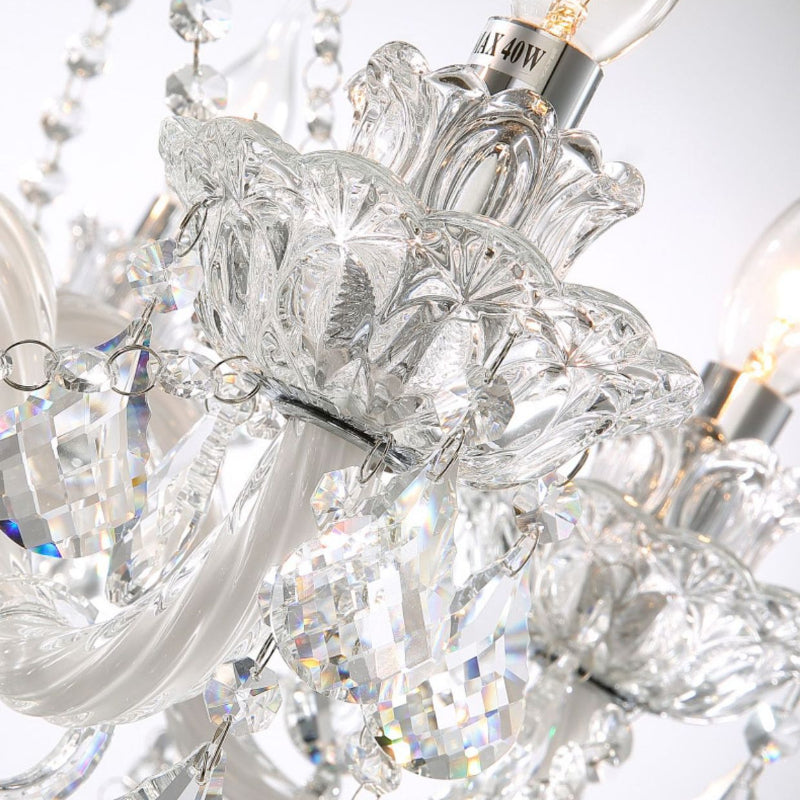 Kevasemu Chandelier French Crystal Living Room Dining Room