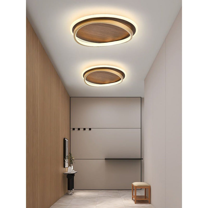 Vanoledu Modern Rund Dimmable Ceiling Light Gold Metal Bedroom