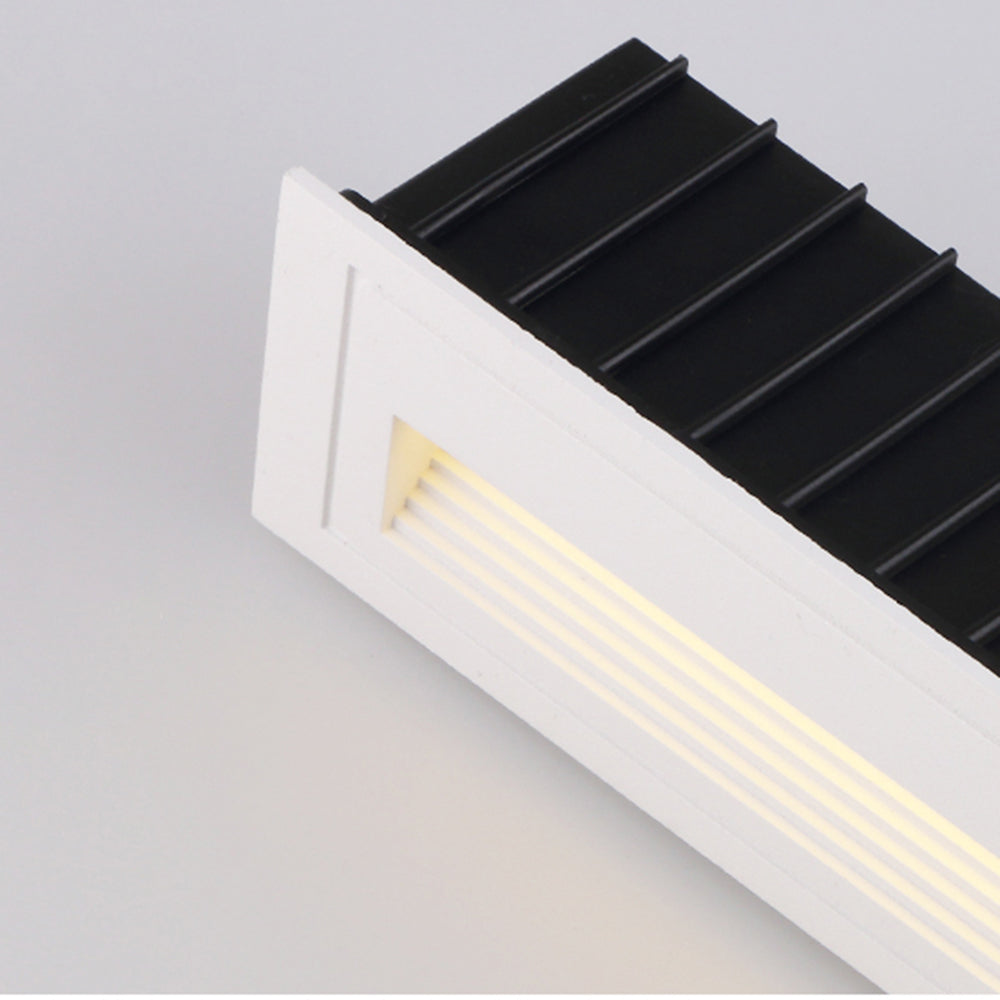 Masolem Modern Metal Square Outdoor Deck/Step Light, Black