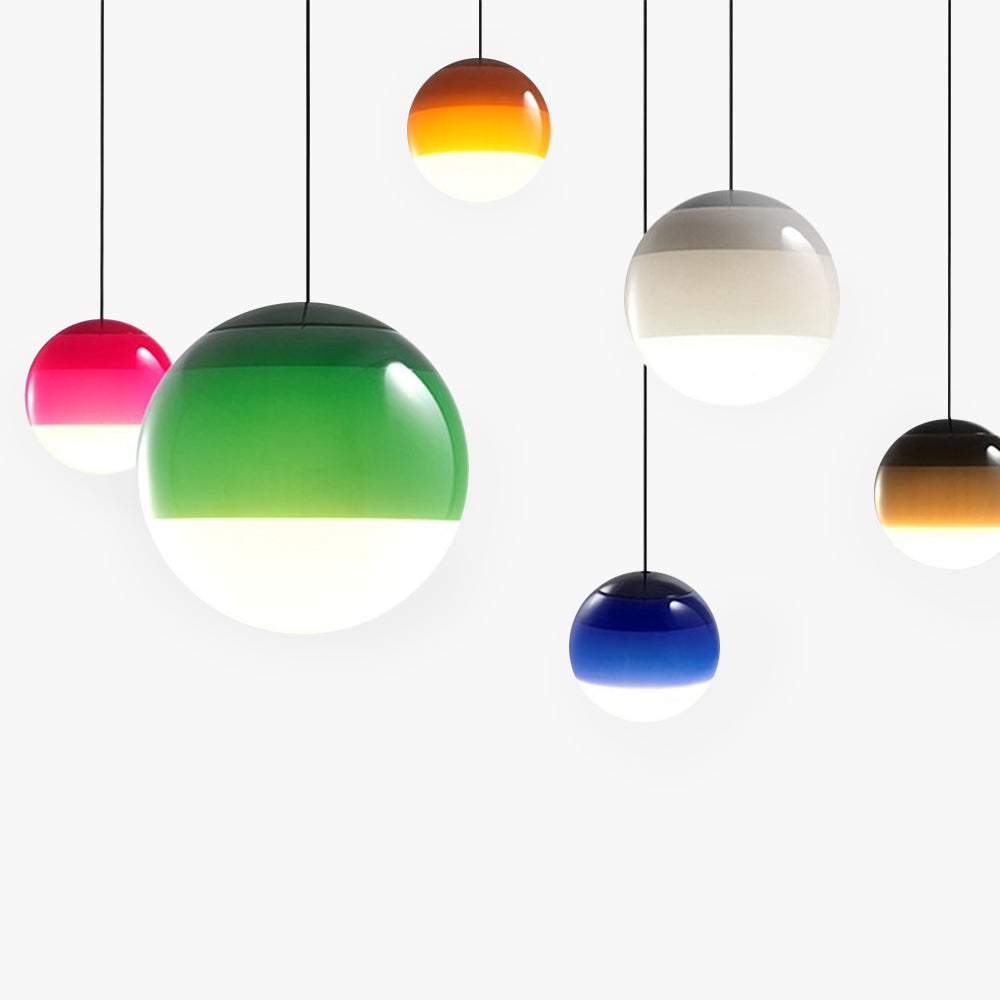 Cirel Pendant Light Colorful Glass-Neutral Decor