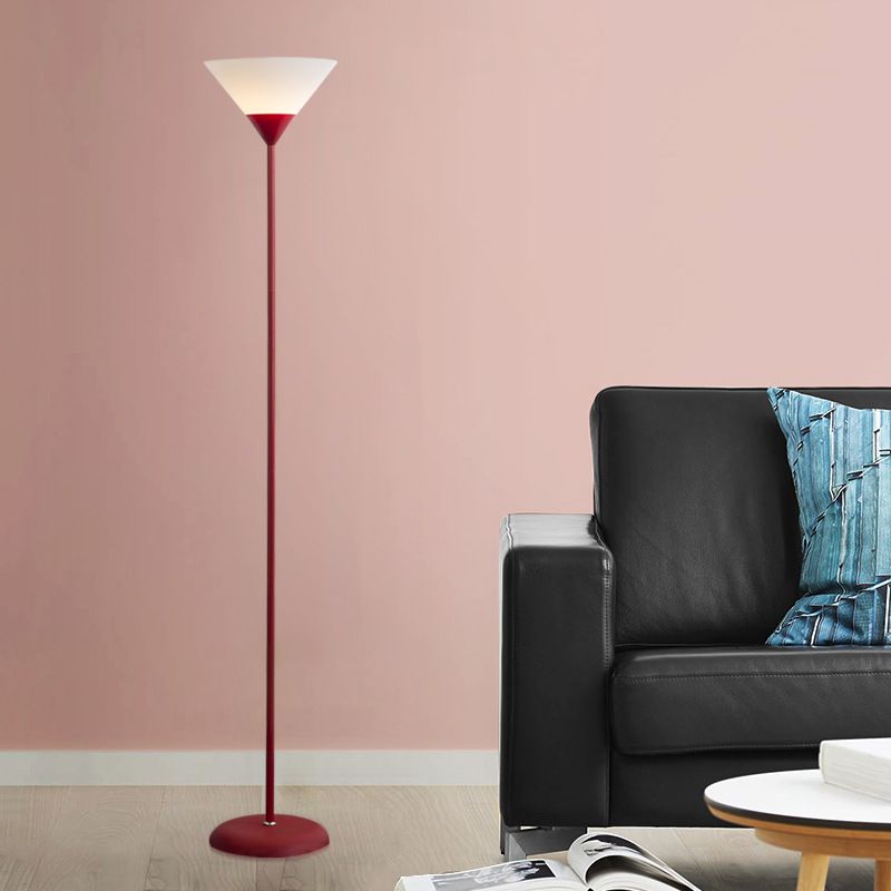Zatenim Modern Cup Floor Lamp, Multi Colors, Metal/