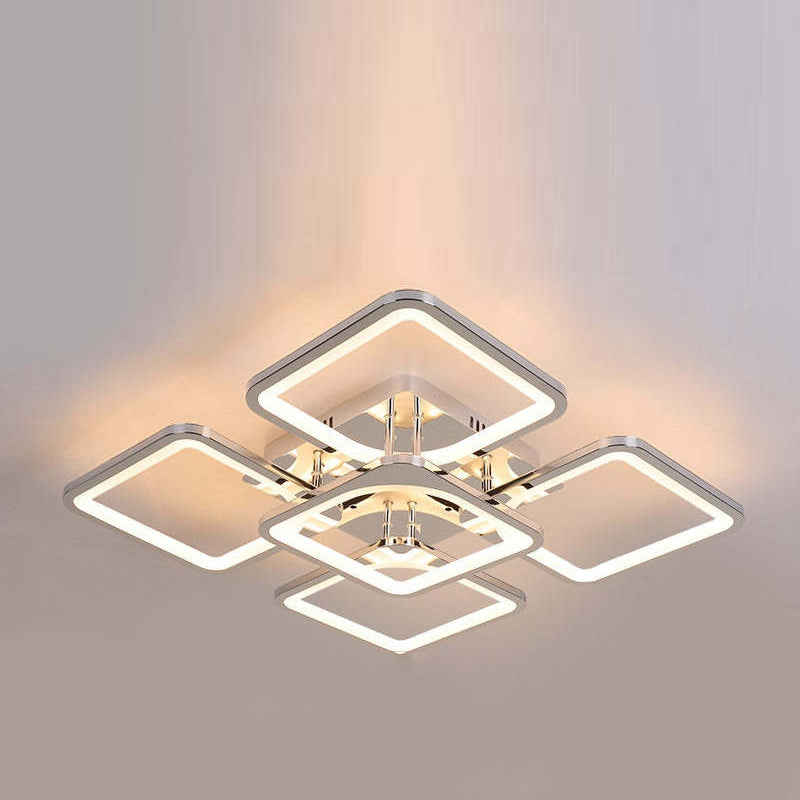 Kemukod Modern Square Flush Mount Ceiling Light