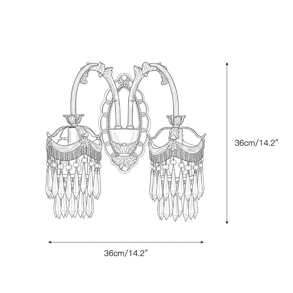 Regalia Brass Wall Lamp