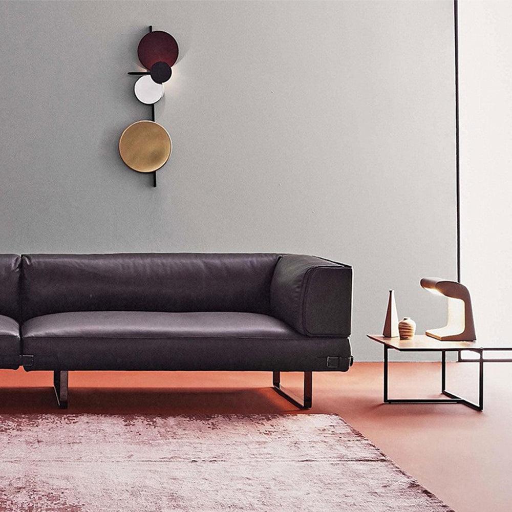 Mogasum Modern Art Deco Circular Colorful Metal Wall Lamp