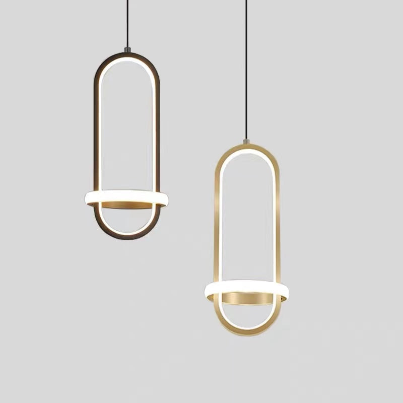 Bikelut Modern Minimalist LED Ring Pendant Light Bedsides