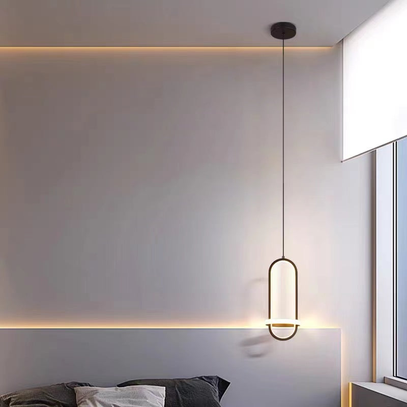 Bikelut Modern Minimalist LED Ring Pendant Light Bedsides