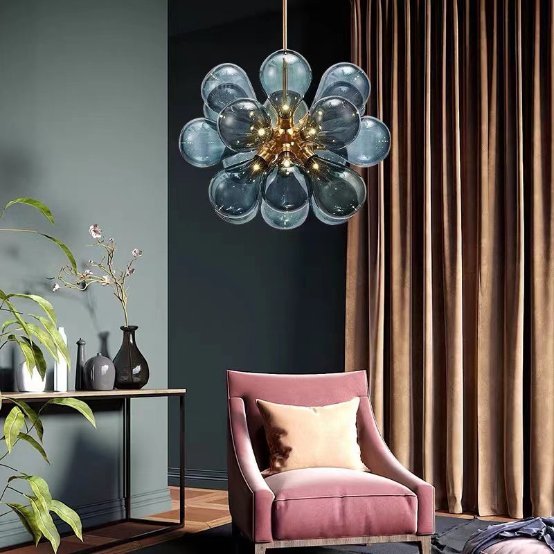 Lilosit Chic Clustered Glass Bubble Pendant Light