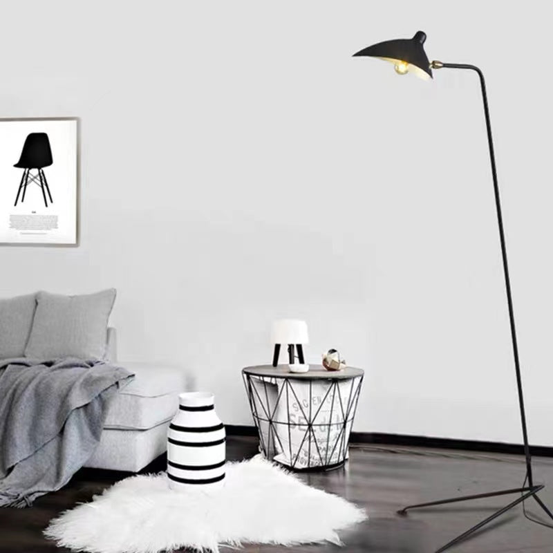Wobomus Industrial Floor Lamp, 1/3 Heads