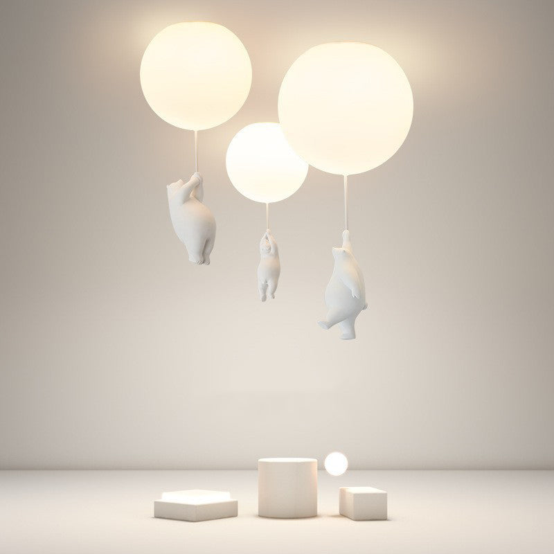 Seron Bear Balloon Ceiling /Pendant Light-Neutral Decor