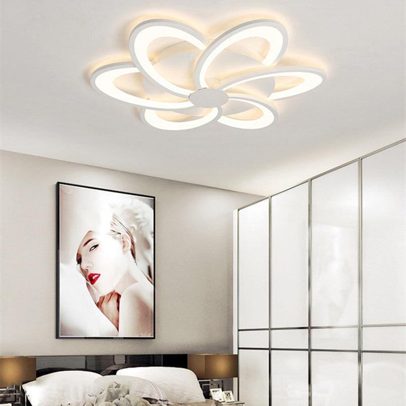 Tiguram Flower Shape Ceiling Light White , 2 Style