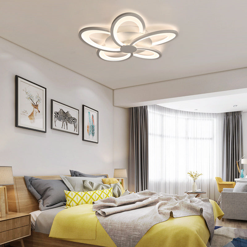 Tiguram Flower Shape Ceiling Light White , 2 Style