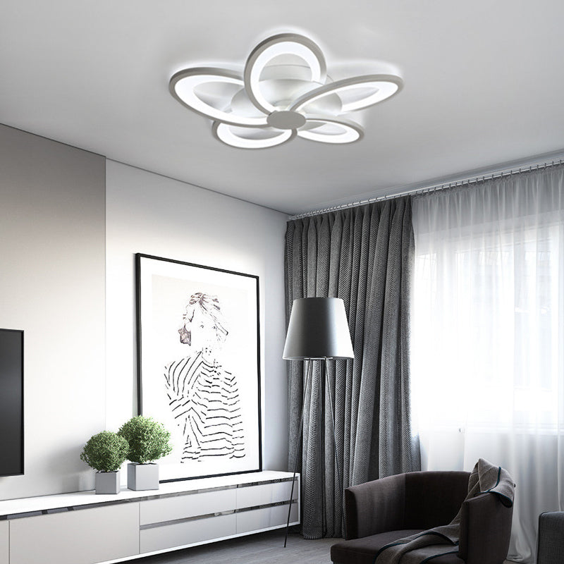 Tiguram Flower Shape Ceiling Light White , 2 Style