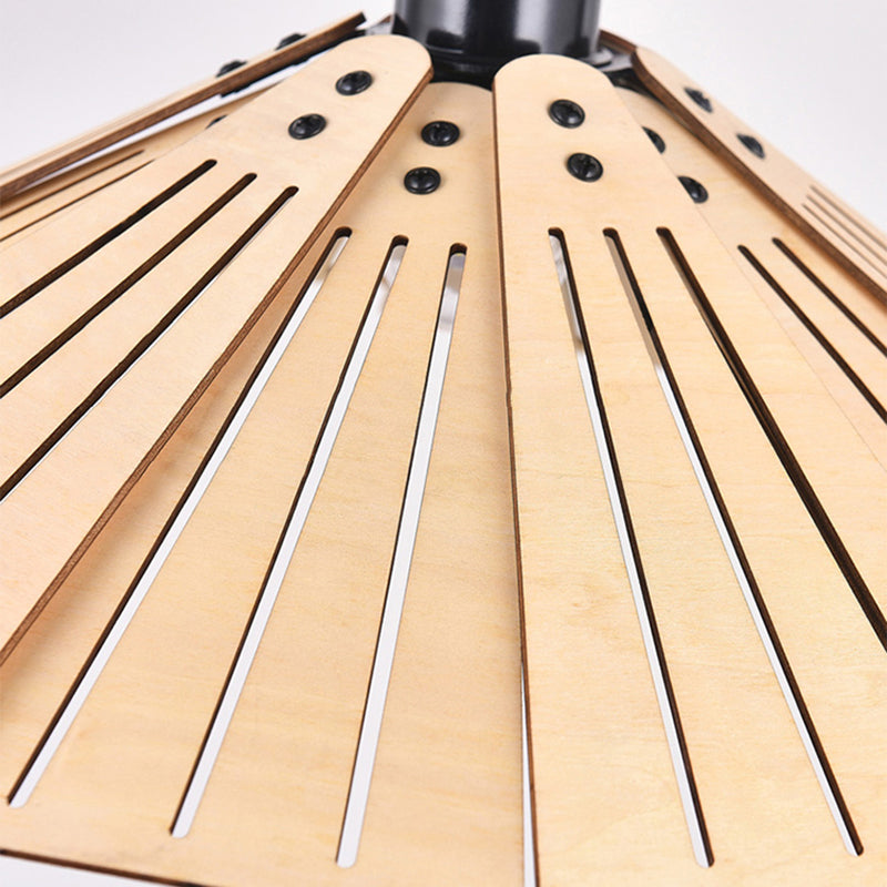 Kuvabuk Retro Pendant Light, Metal & Wood