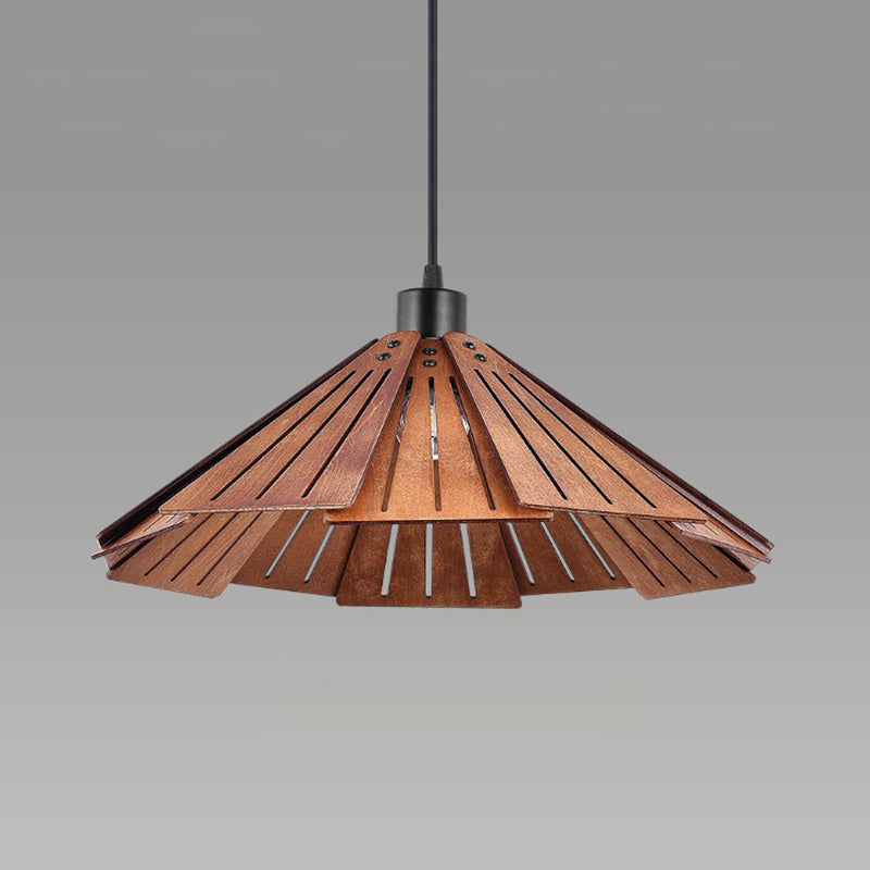 Kuvabuk Retro Pendant Light, Metal & Wood