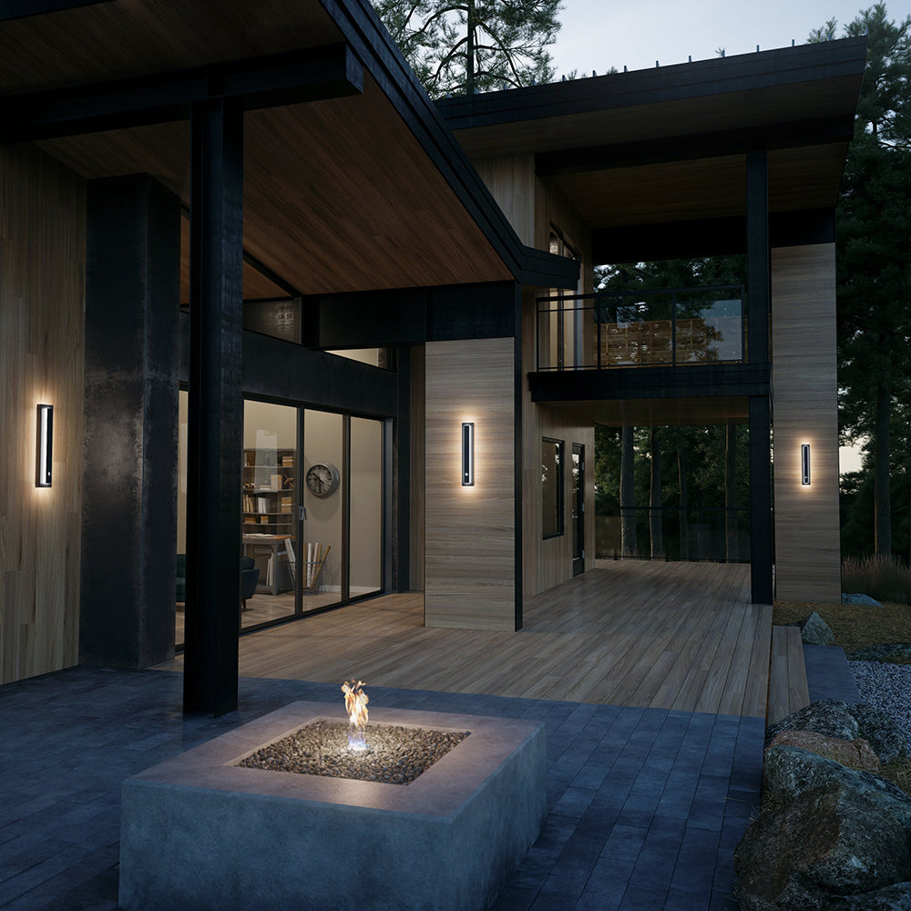 Alviro Wall Lamp Modern Square Outdoor-Neutral Decor