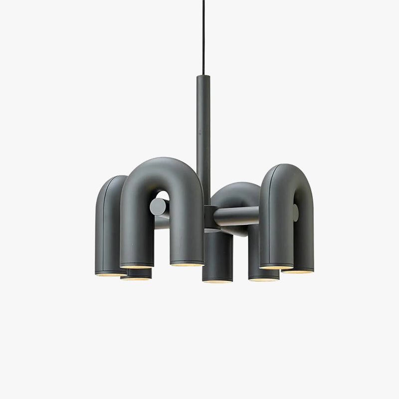 Tosakar Modern Pendant Light Linear with 3 U-Shaped Light