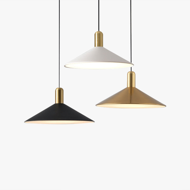 Zelusid Vintage Umbrella Monochrome Pendant Light