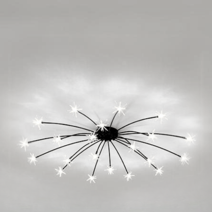 Riteluru Art Deco Starry Flush Mount Ceiling Light