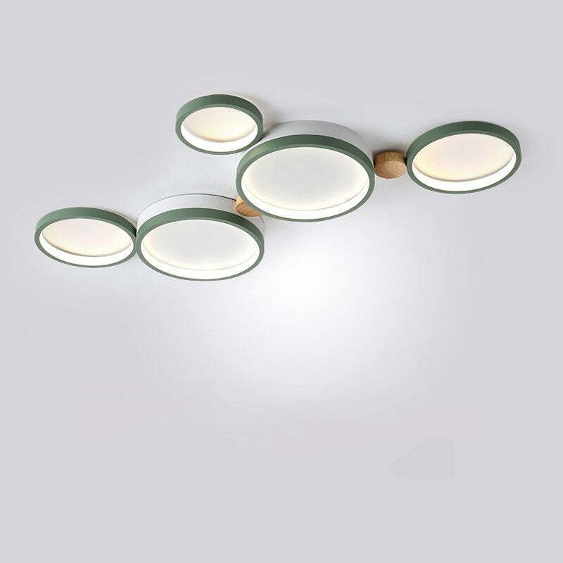 Famitok Round Flush Mount Ceiling Light 3 Colour 3/4/5/6/7 Heads