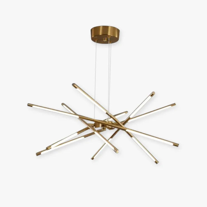 Fonekul Pendant Light, Black/Gold, 6/8/10/12 Heads