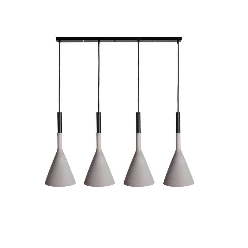 Nixor Pendant Lamp Concrete Conical Industrial