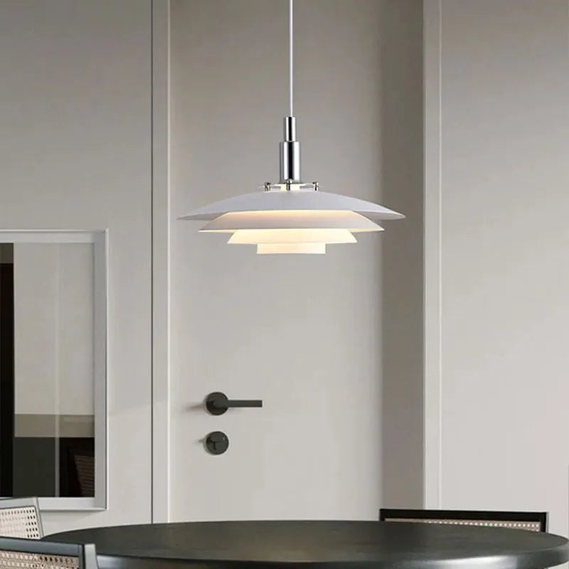 Milora Pendant Light Contemporary Minimalist Frisbee-Neutral Decor