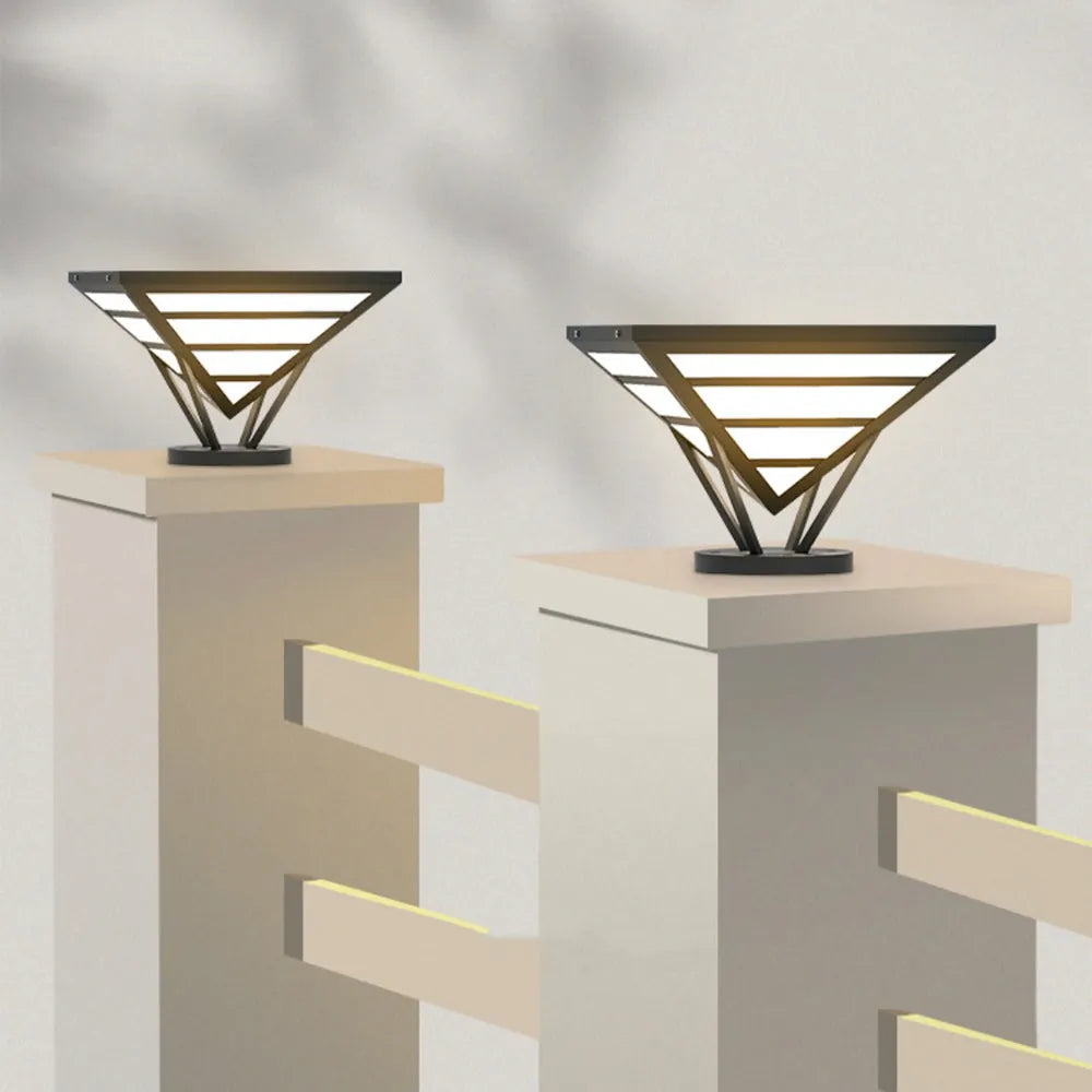 Vonugis Modern Diamond Metal Outdoor Landscape Pathway Light