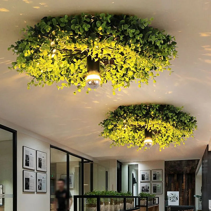 Valtro Ceiling Light Plant Greenery Flush-Neutral Decor