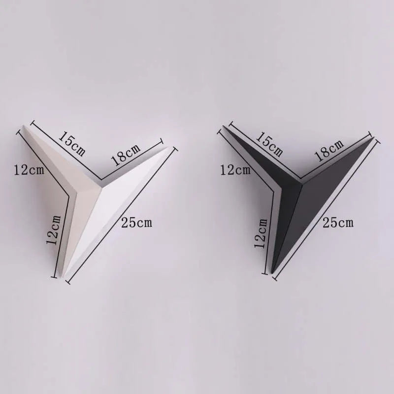 Meri Modern LED Wall lamps for Bedroom, Triangle-Neutral Decor